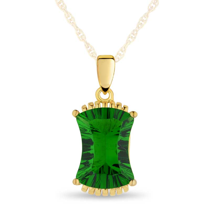 Helenite Phoenix Pendant & Chain